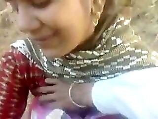 Paki village girl fucking with neighbourhood open area