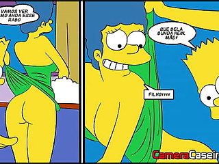 Levando um belo chifre da Esposa Safada - Simpsoons